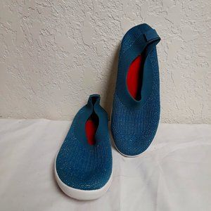 Fitflop Flats Uberknit Ballet Blue Shoes 6.5